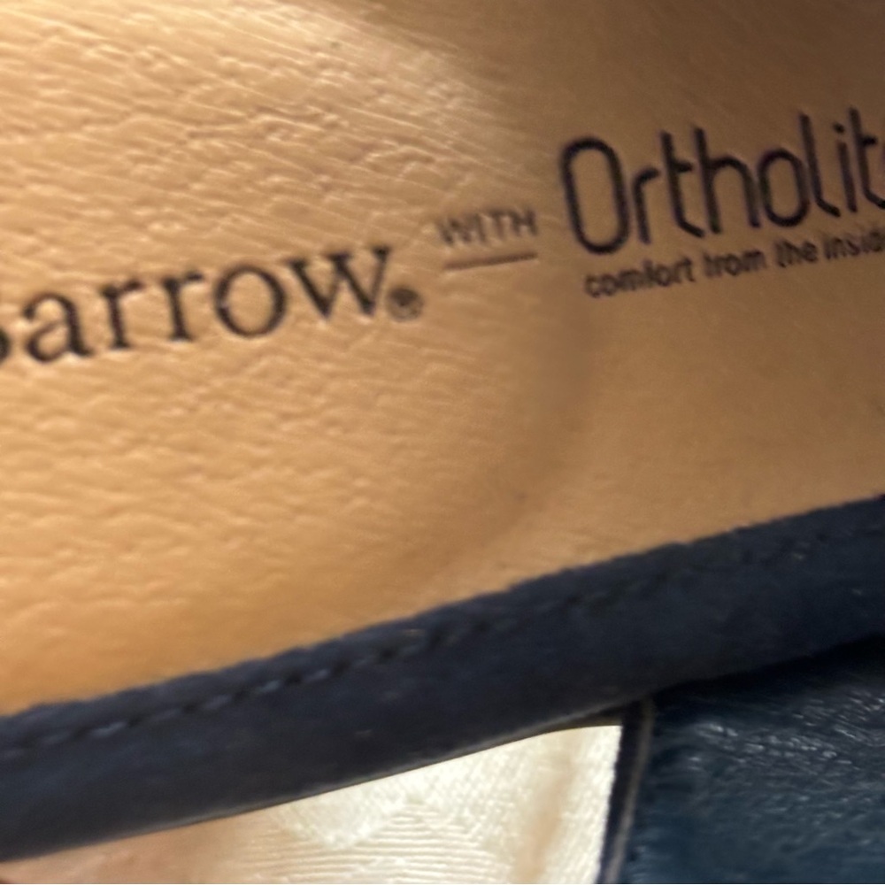 NWOT Croft & Barrow Shay Ortholite Navy Blue Caged Heels, Size 9.5 - Picture 12 of 15